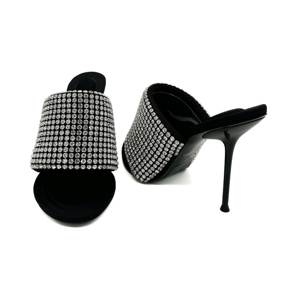 ALEXANDER WANG sienna crystal slide sandals - Picture 6 of 8